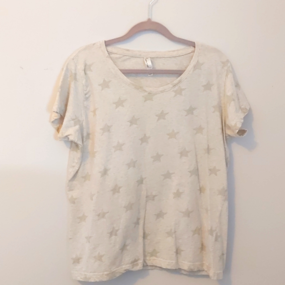 Star Crew Neck Top